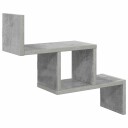 vidaXL Vegghylle Betonggrå 48 x 15 x 42 cm Konstruert tre