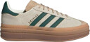 Adidas Originals Gazelle Bold Dame Cream White/Collegiate Green/Magic Beige 40