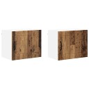  Kjøkkenskap 2 pcs Gammelt tre 50 x 31 x 40 cm Konstruert tre