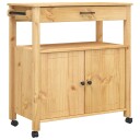  Kjøkkenvogn MONZA 84x40x90 cm heltre furu 376106