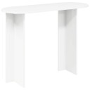 vidaXL Konsollbord med lagring Hvit 100 x 39,5 x 75 cm Konstruert tre