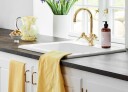 Georg Jensen Damask Easter kjøkkenhåndkle 50x80 cm lemon curd