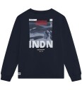 Indian Blue Jeans Genser   Deep Navy   Indian Blue Jeans   8 år (128)   Genser Hvit Marineblå