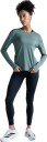2xu Women"s Aero Mesh Long Sleeve Olive Leaf/olive Leaf Reflective S