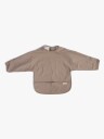 Filibabba Langermet Smekke med Ermer og Lommepose - Warm Grey