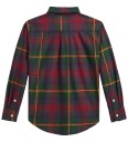 Ralph Lauren Kids Plaid Cotton Oxford Shirt   Navy   150 161