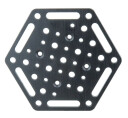 Kupo KS-0406 Hex Cheese Plate For 6" Suction Cup