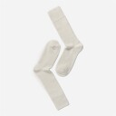 Panos Emporio 2 Pack Calle Wool Rib Sock - Off White Hvit OS