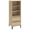  Highboard sonoma eik 40x36x110 cm konstruert tre