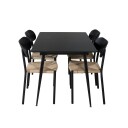 Spisegruppe Venture Home Silar med 4stk Polly Stoler