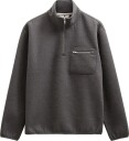 Anerkjendt Aktoni Half Zip Boiled Wool Os   MAGNET   S