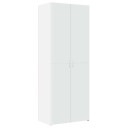  Highboard hvit 70x42,5x185 cm konstruert tre