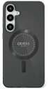 Guess Mobildeksel HC Rhinestone til Samsung Galaxy S25 MagSafe Svart