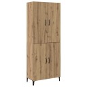  Høyskap 2 pcs Artisan Eik Konstruert tre