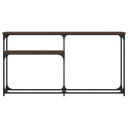  Konsollbord røkt eik 145x22,5x75 cm konstruert tre 8720845420505