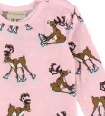 Småfolk Long Sleeved Baby Body With Reindeer   Pink   74