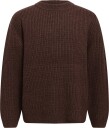 Garment Project Boxy Wool Knit   Brown Melange   BROWN   M