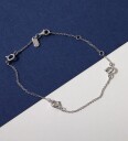 DESIGN LETTERS Ruth Anchor Charm Lock Bracelet Silver |Silver |One Size
