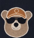 Hust and Claire Genser   Strikk   HcPelle Bear   Blues   Hust and Claire   5 år (110)   Genser Brun Marineblå