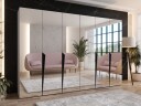 garderobeskap NO_BRAND Garderobeskap PIANO 3 300 cashmere Svart -