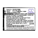Cameron Sino Batteri til kamera for Toshiba Camileo S30, Camileo S30 HD, PA3893U-1CAM