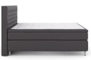 Select No 5 Komplett Sengepakke 180x200 Medium Lateks - Mörkgrå Metall