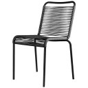 Fiam Mya Spisestol black/black
