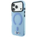 BMW M IML frostet metall-logo og dekor, MagSafe-etui til iPhone 17 Pro / 18 Pro Blå