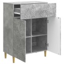  Serviesskap Betonggrå 66 x 34,5 x 90 cm Konstruert tre