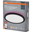 Osram Smart+ Wifi Ultra Slim Backlight ceiling fargeskiftende + hvit svart Ø23,5 cm