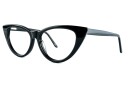 Briller Paige fra eo Selection Svart acetate cateye large
