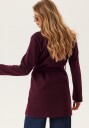 Vicooley Collar Belt Coat
