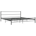vidaXL Sengeramme svart metall 180x200 cm