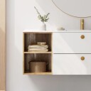 Linn Bad Silje Innfellt Hylle Eik / 40cm