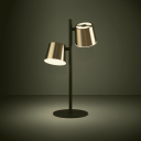 Altamira Bordlampe Sort/messing 2X4,6W GU10 LED