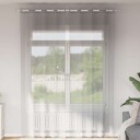  Voilegardiner med grommets 2 stk lysegrå 140x260 cm 8721158551276