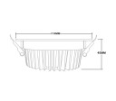 NP Downlight LED 9W Zigbee PRO RGB+CCT Hvit