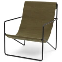 Ferm Living Desert Lounge Lenestol Black/Olive