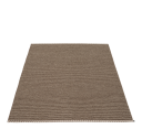 Pappelina Mono matte mørk brun 230x320 cm