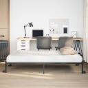  Sengeramme uten madrass sammenleggbar svart 90x190 cm stål