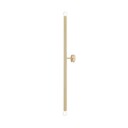 Aldex Tubo 2 vegglampe messing 100 cm
