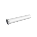 Wavin AS+ 160mm Rør med Muffe - 1 Meter Lys Grå