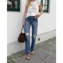 Frame Dame Jeans Blå W25,