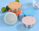Snoggen 50 Ml Stålboks Med Tett Silikonlokk Rosa