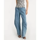 ROTATE Birger Christensen Cargo Denim Pants - Blue - 36