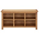 vidaXL Skostativ 90x37x45 cm heltre eik