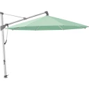 Glatz Sombrano S+ fritthengende parasoll 400 cm anodisert aluminium Kat.5 581 Jade