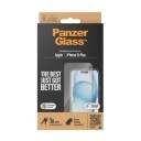 PanzerGlass Skjermbeskytter iPhone 15 Plus med Ultra-Wide Fit og EasyAligner
