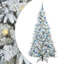  Kunstig sammensatt juletre med 300 LED grønn 180 cm PE og PVC
