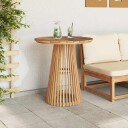  hage spisebord Ø70x75 cm i solid teaktre